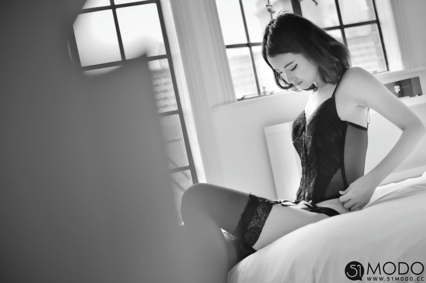 51Modo女神美腿杂志 Vol.007 女神的美腿内衣秀 - 8