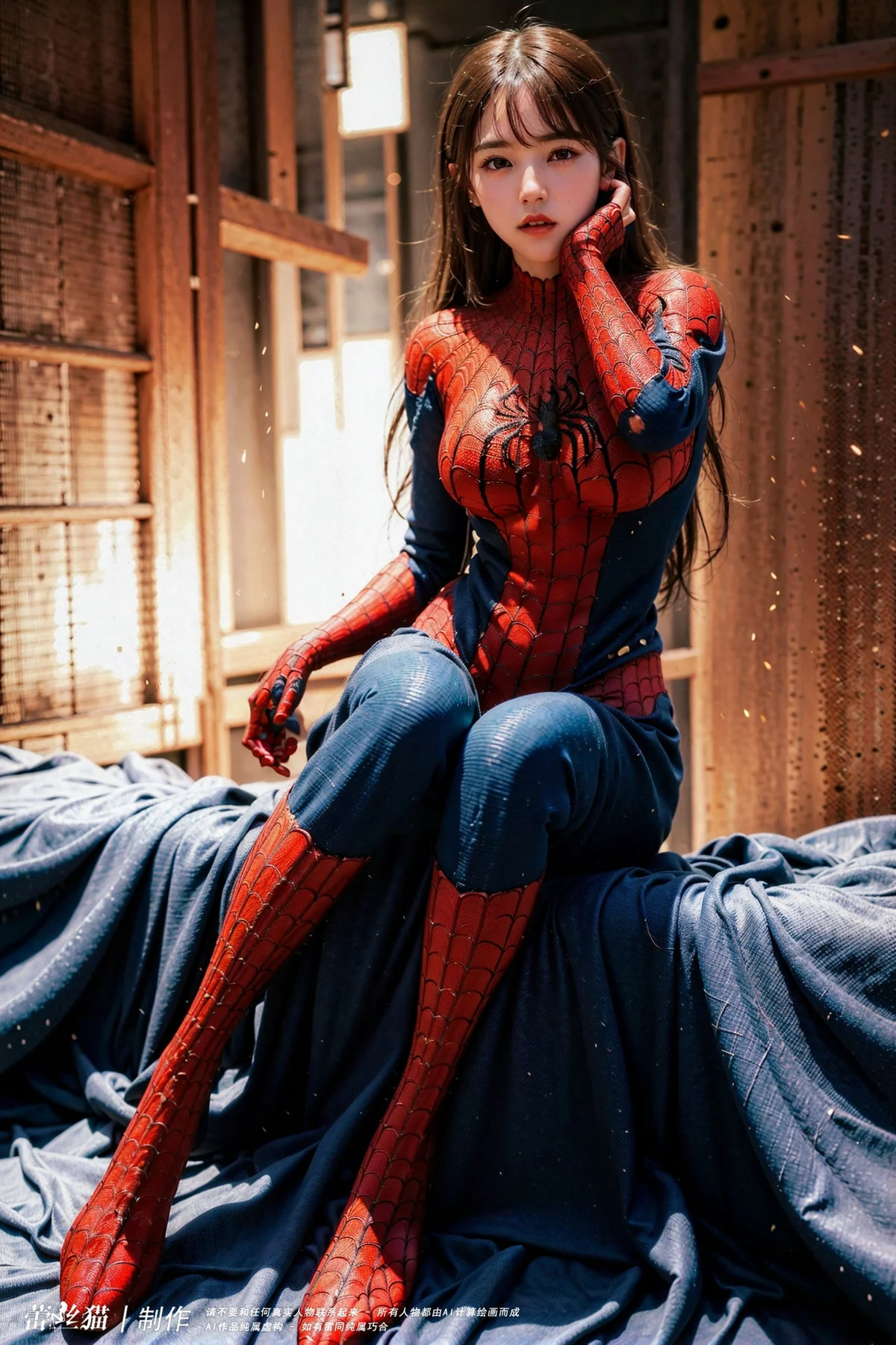 AIG  No.004 蜘蛛萌萌侠美女写真 - 4