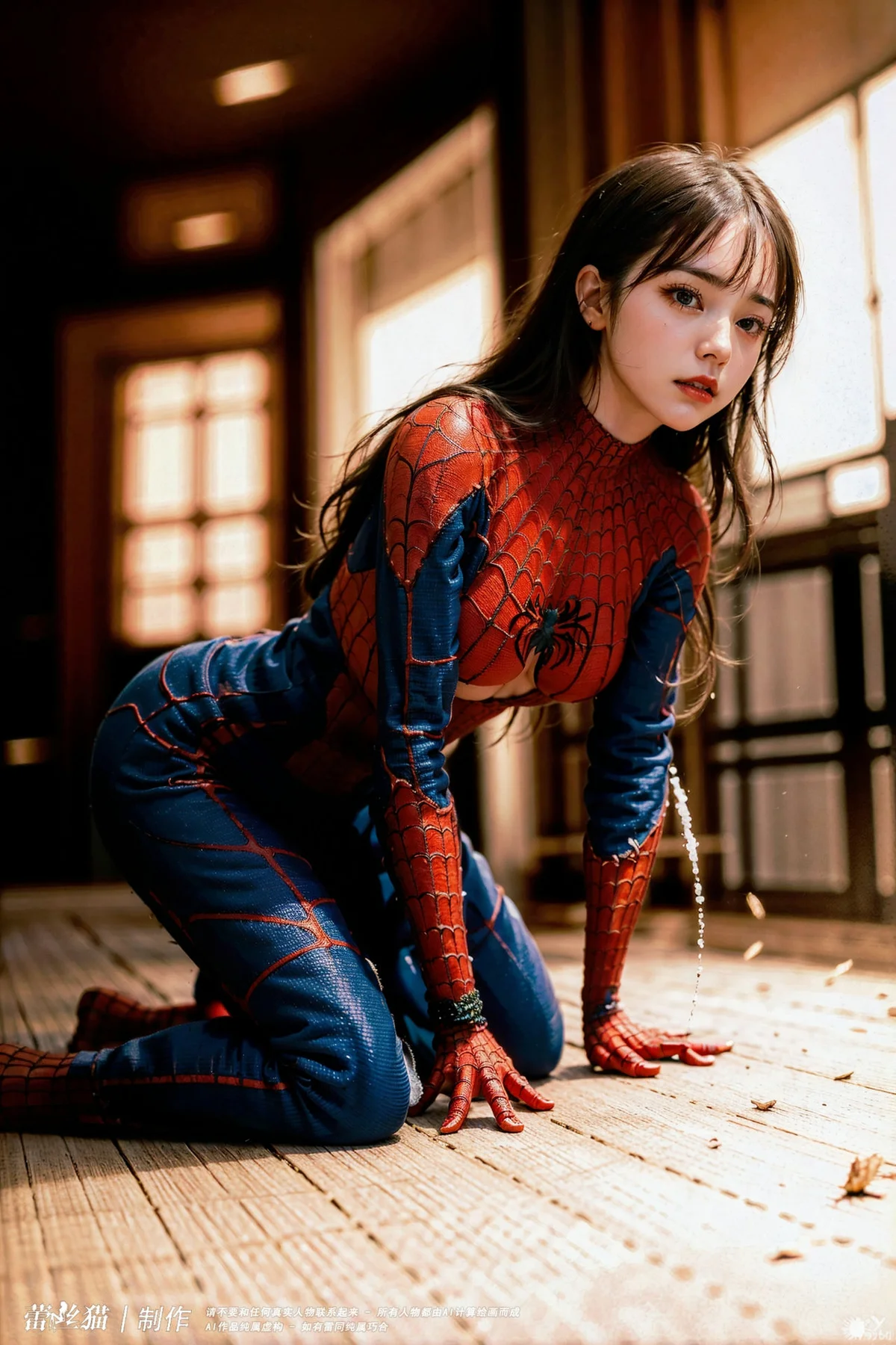 AIG  No.004 蜘蛛萌萌侠美女写真 - 6