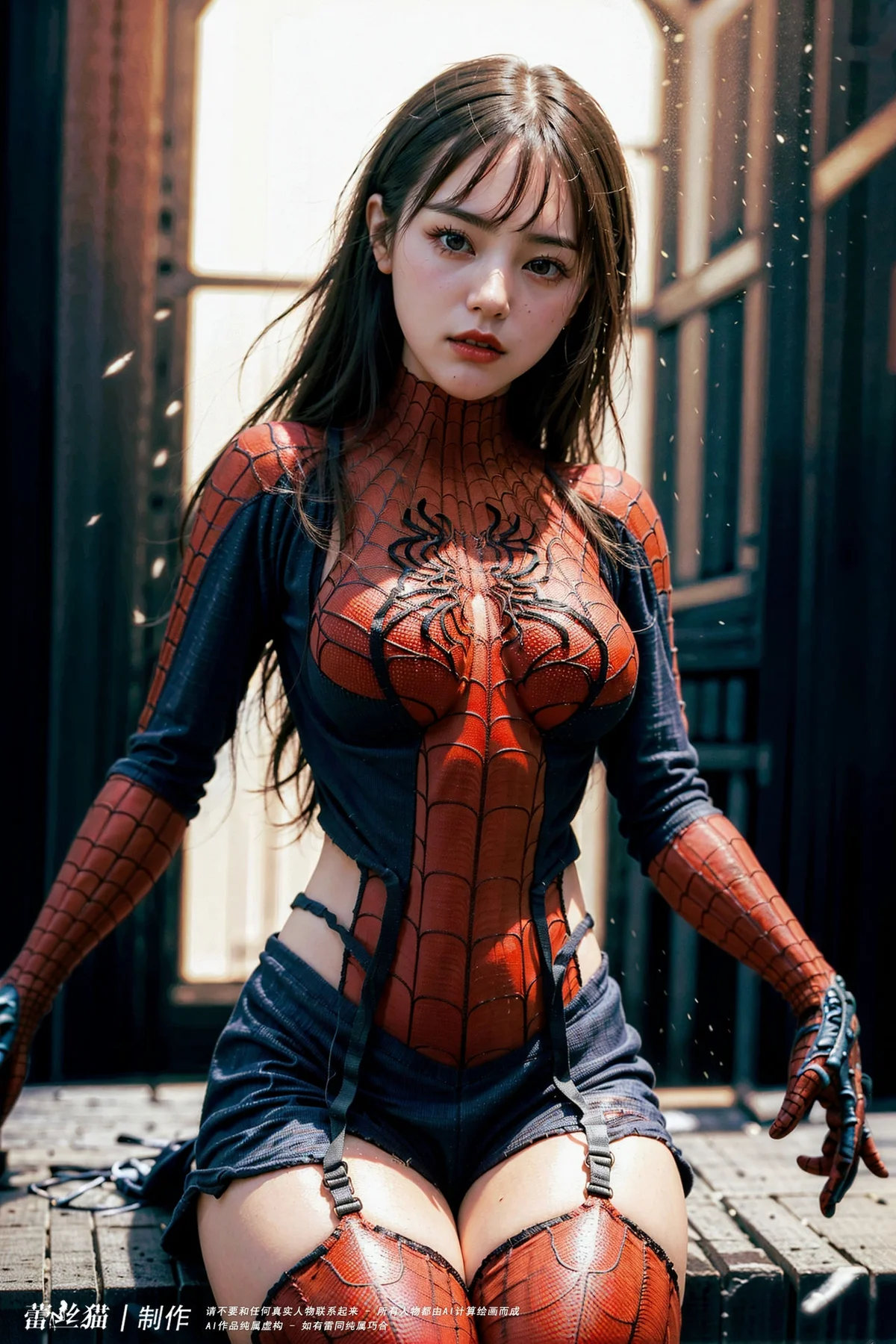 AIG  No.004 蜘蛛萌萌侠美女写真 - 2