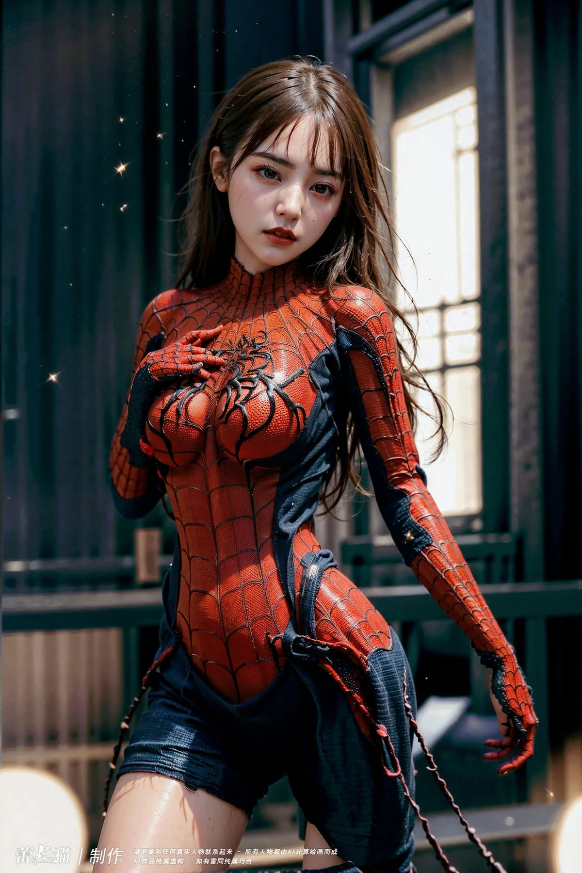 AIG  No.004 蜘蛛萌萌侠美女写真 - 3