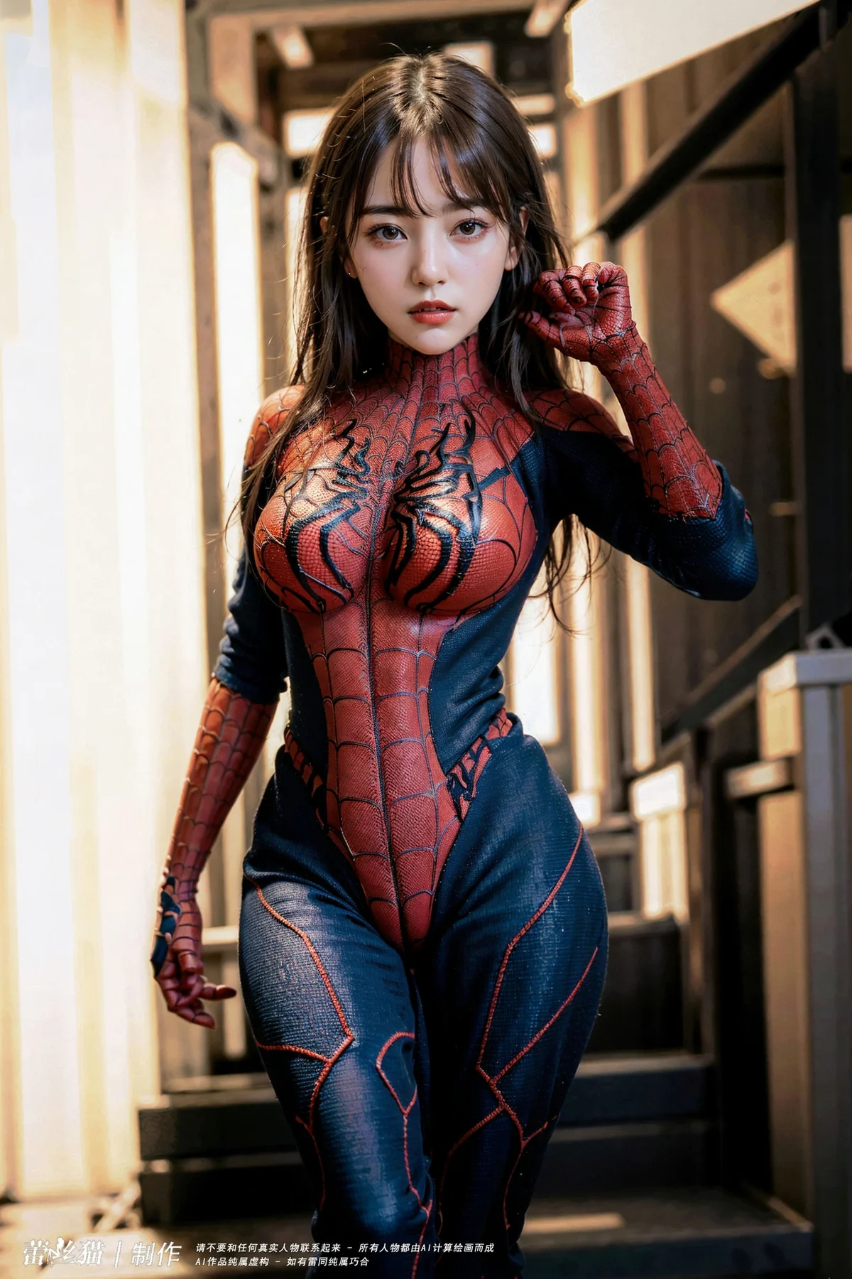 AIG  No.004 蜘蛛萌萌侠美女写真 - 4