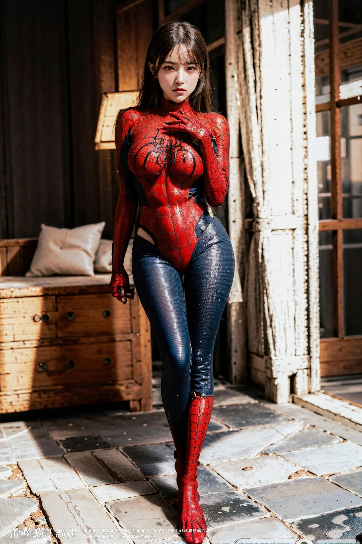 AIG  No.004 蜘蛛萌萌侠美女写真 - 7