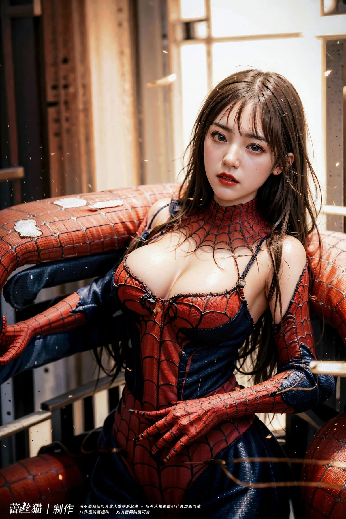 AIG  No.004 蜘蛛萌萌侠美女写真 - 10