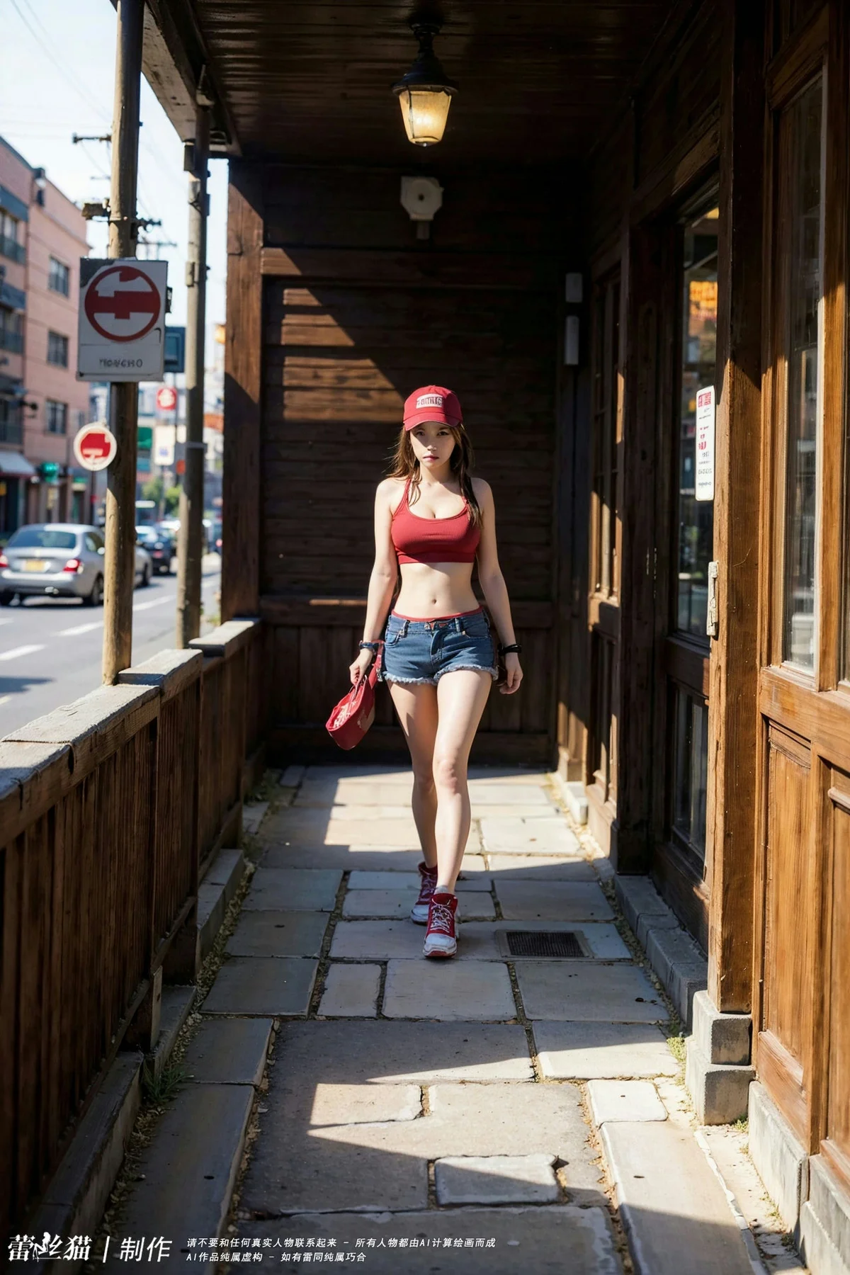 AIG  No.008 快餐店工作的少女 - 4