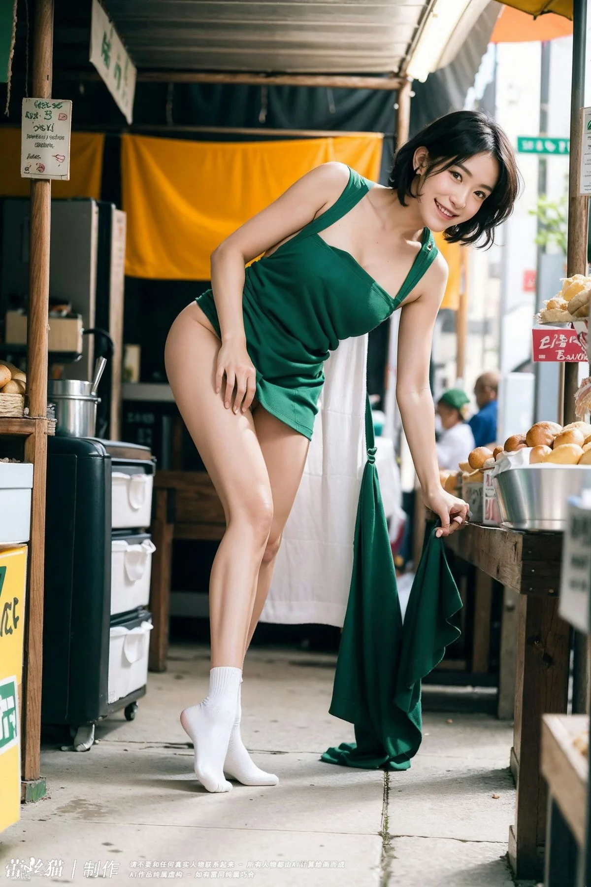 AIG  No.014 水果店美女销售 - 2