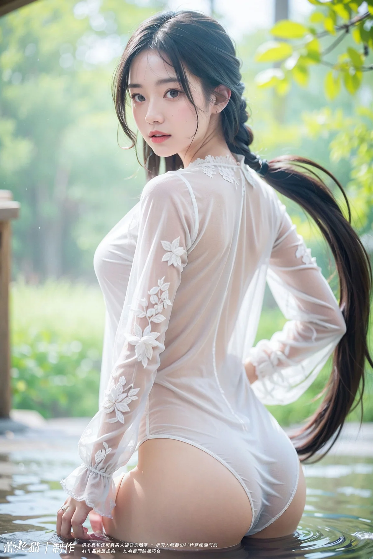 AIG  No.018 湿身美少女丰满翘臀 - 10