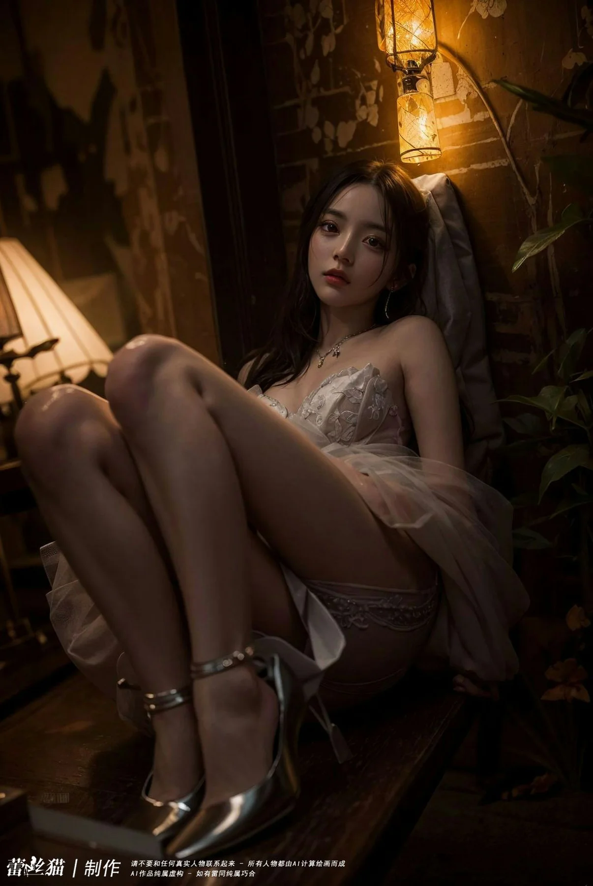 AIG  No.028 蕾丝白纱新娘美女 - 3