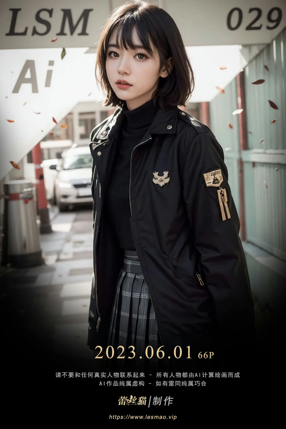 AIG  No.029 清纯萝莉街拍写真 - 1