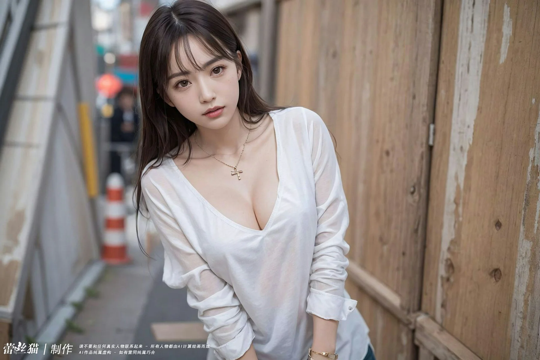 AIG  No.034 泳池白内衣系列美女 - 4