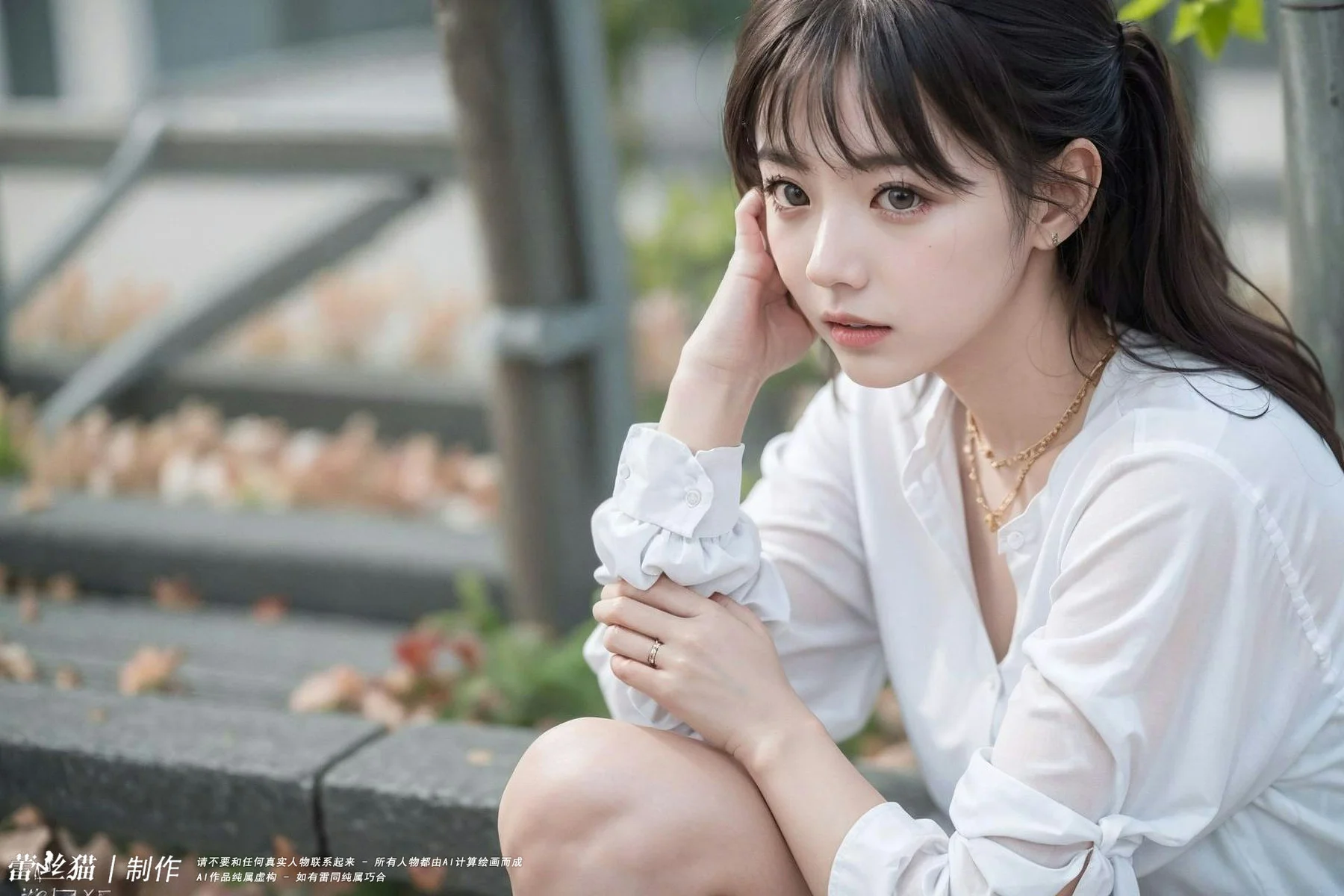 AIG  No.034 泳池白内衣系列美女 - 9