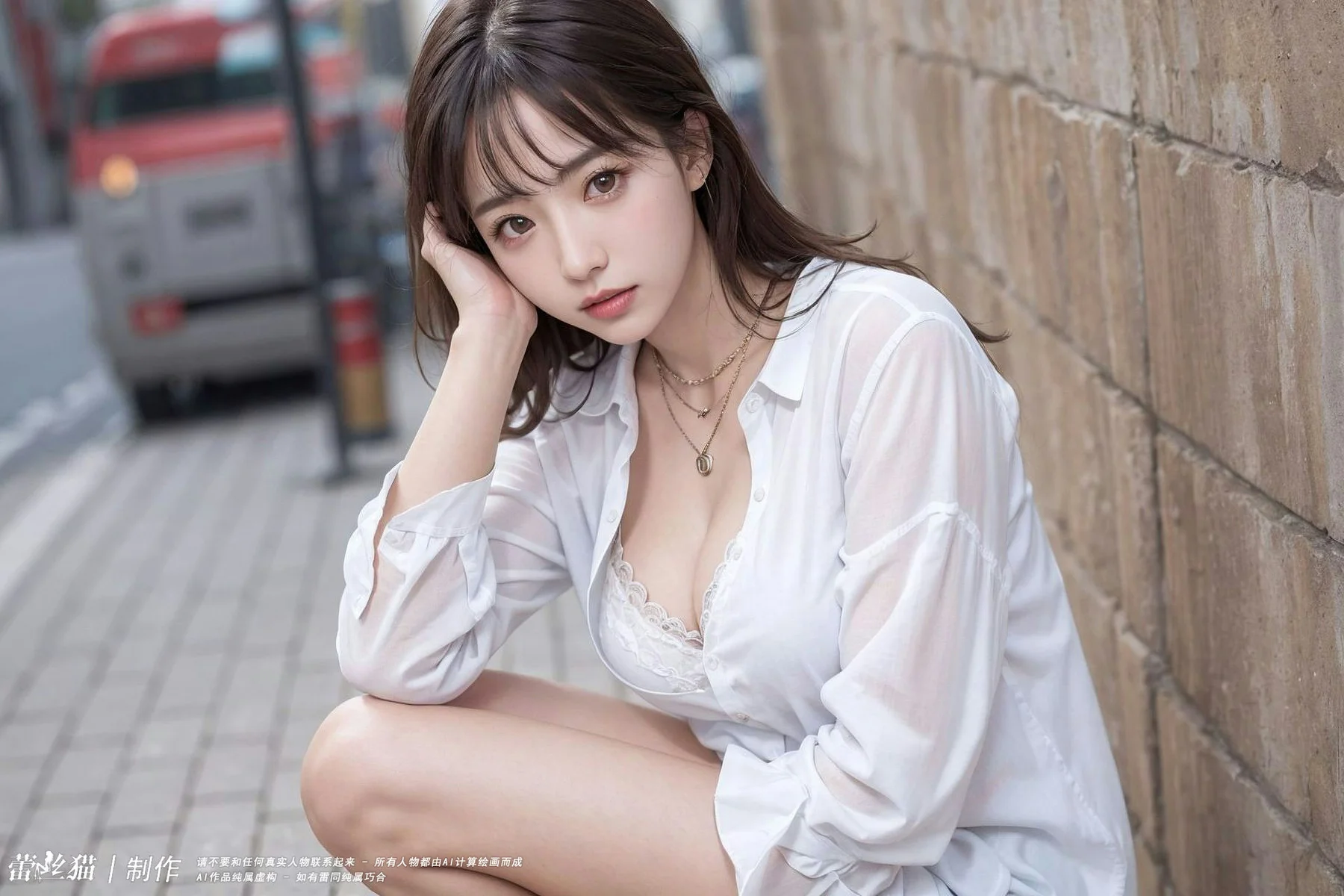 AIG  No.034 泳池白内衣系列美女 - 10