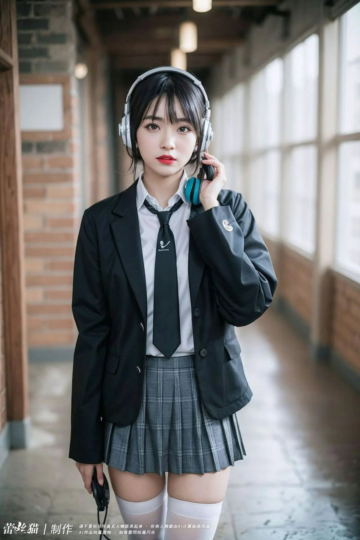 AIG  No.036 电车短发美女写真 - 3