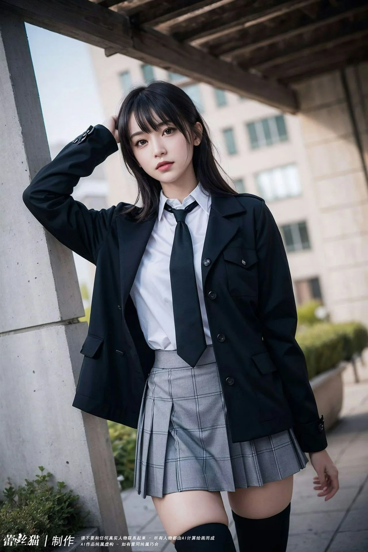 AIG  No.036 电车短发美女写真 - 6