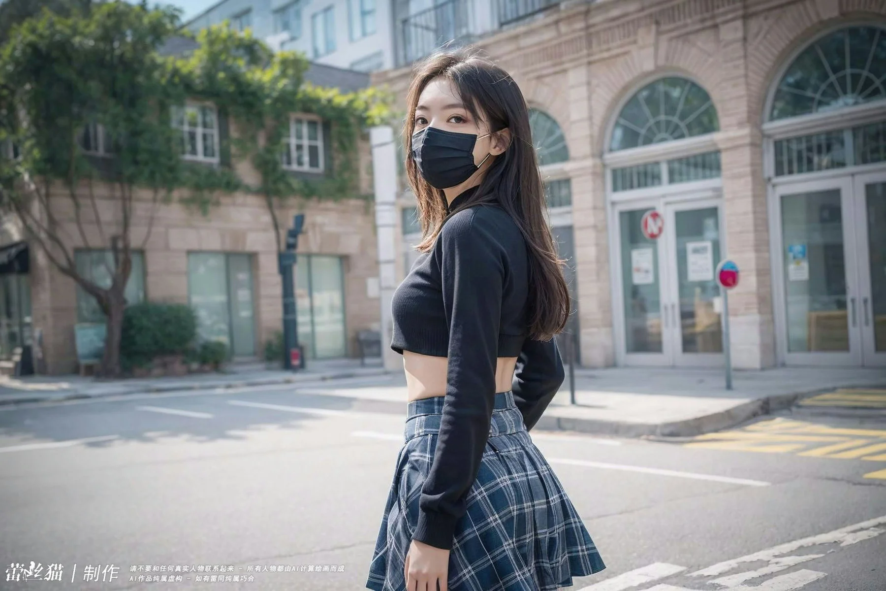 AIG  No.038 短裙爆乳街拍美女 - 2