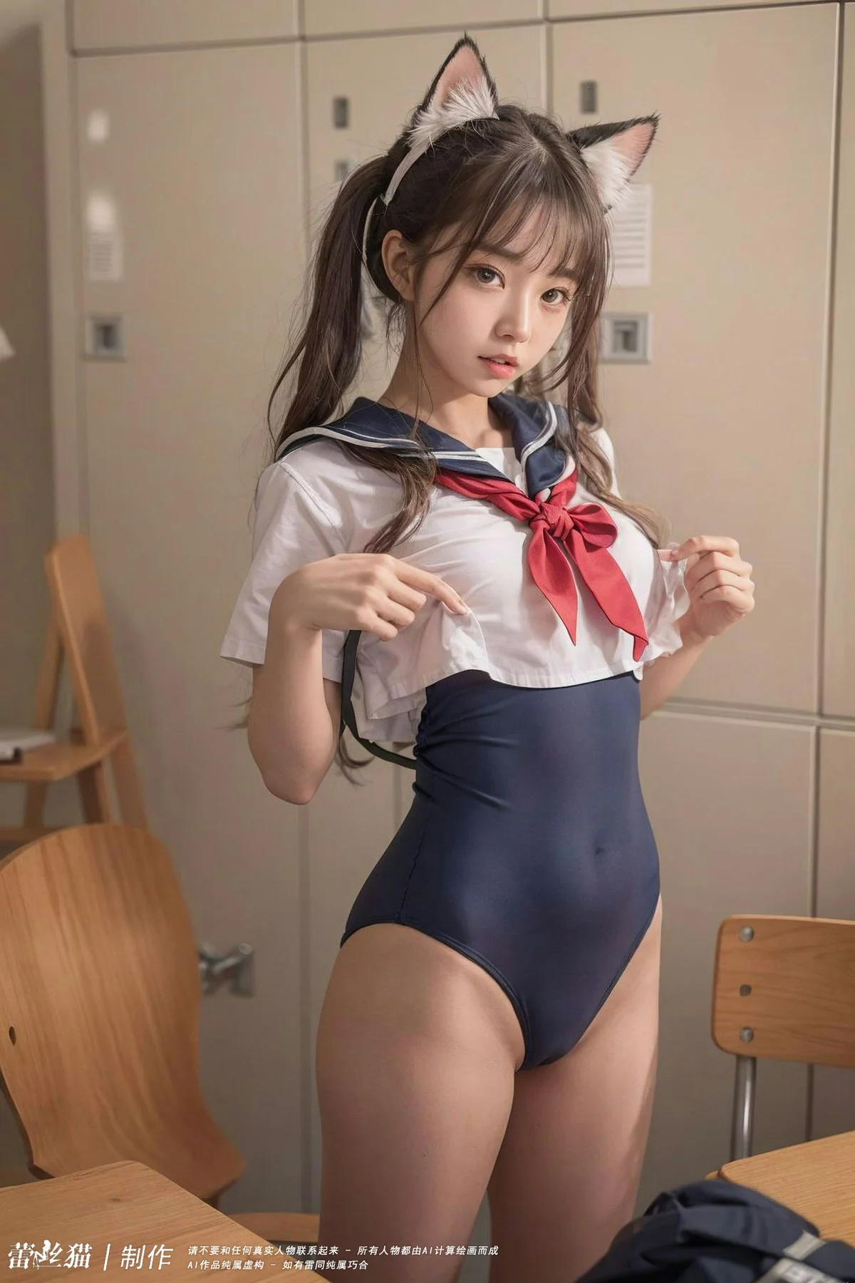 AIG  No.039 死库水俏皮萌美眉 - 3