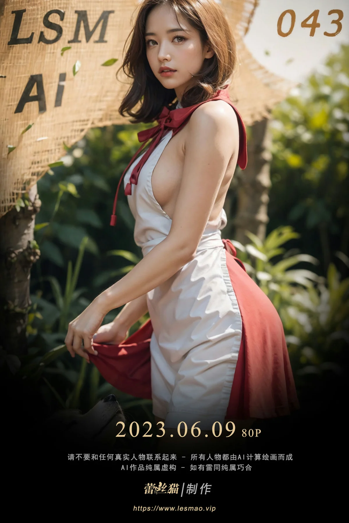 AIG  No.043 野外小红帽爆乳美女 - 1