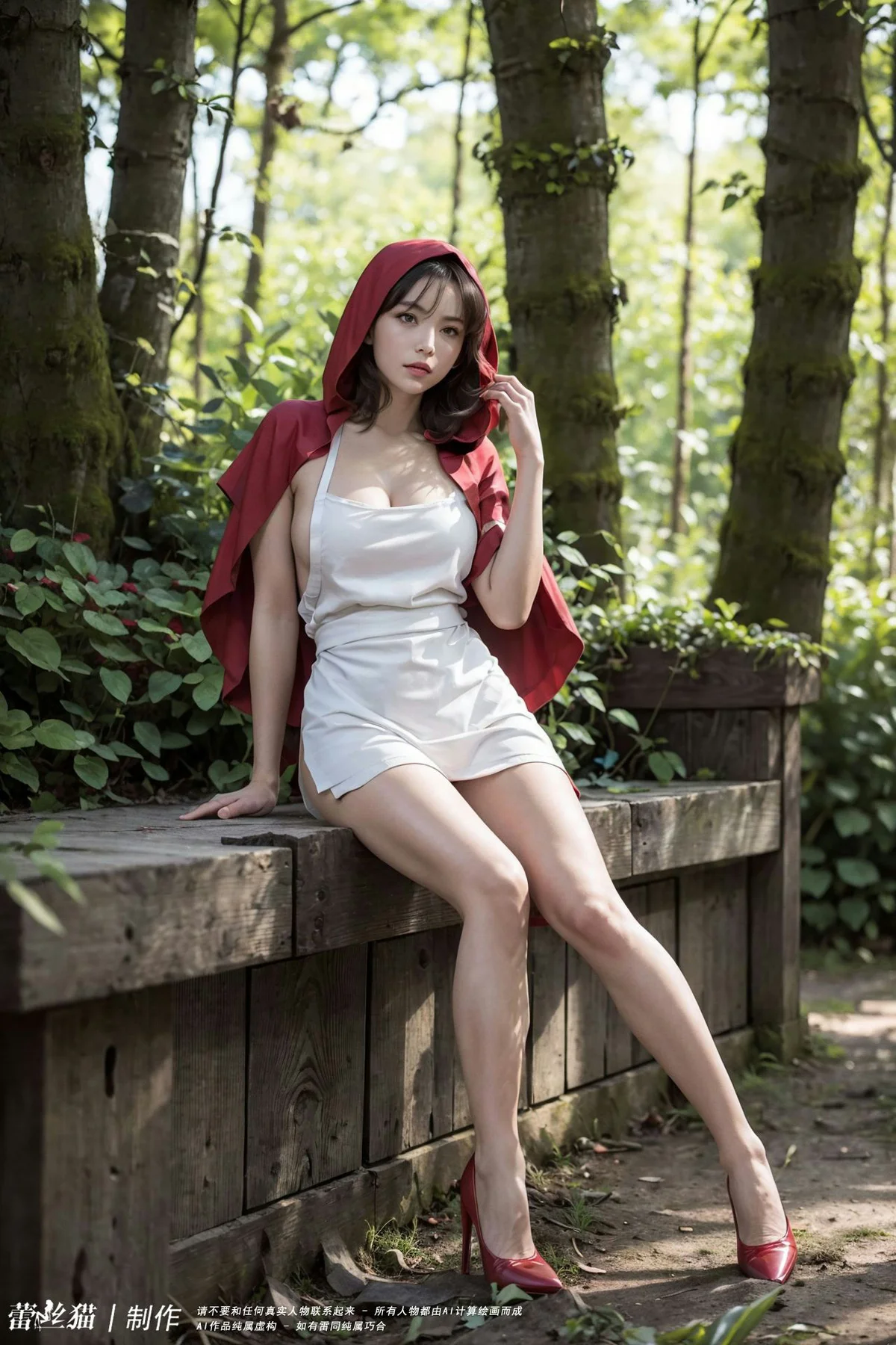 AIG  No.043 野外小红帽爆乳美女 - 5