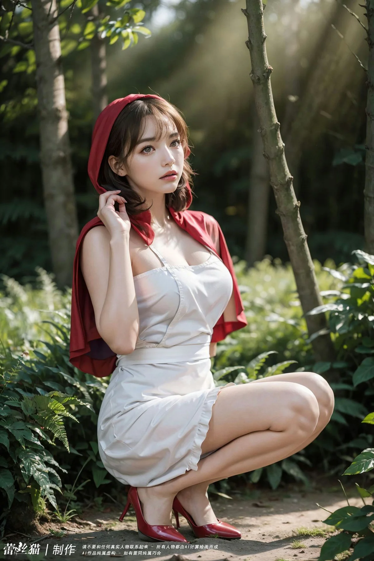 AIG  No.043 野外小红帽爆乳美女 - 6