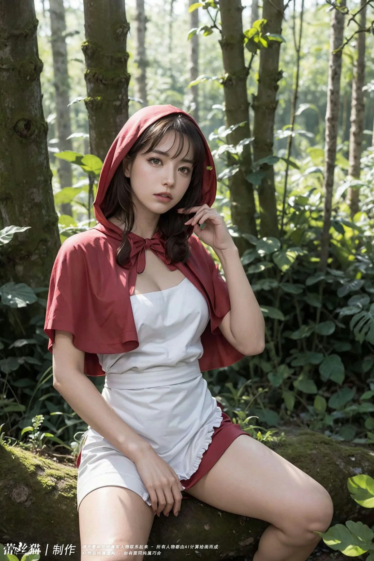 AIG  No.043 野外小红帽爆乳美女 - 9