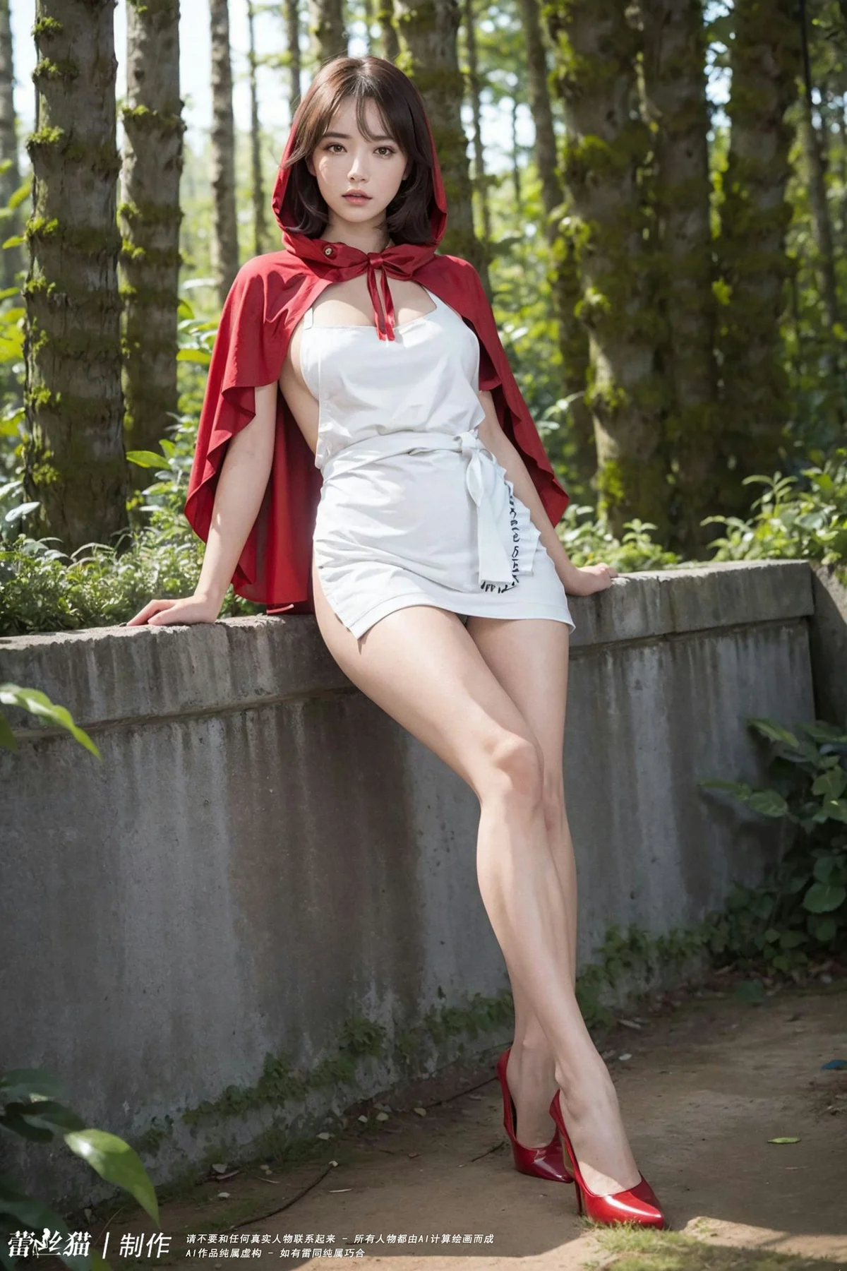 AIG  No.043 野外小红帽爆乳美女 - 10