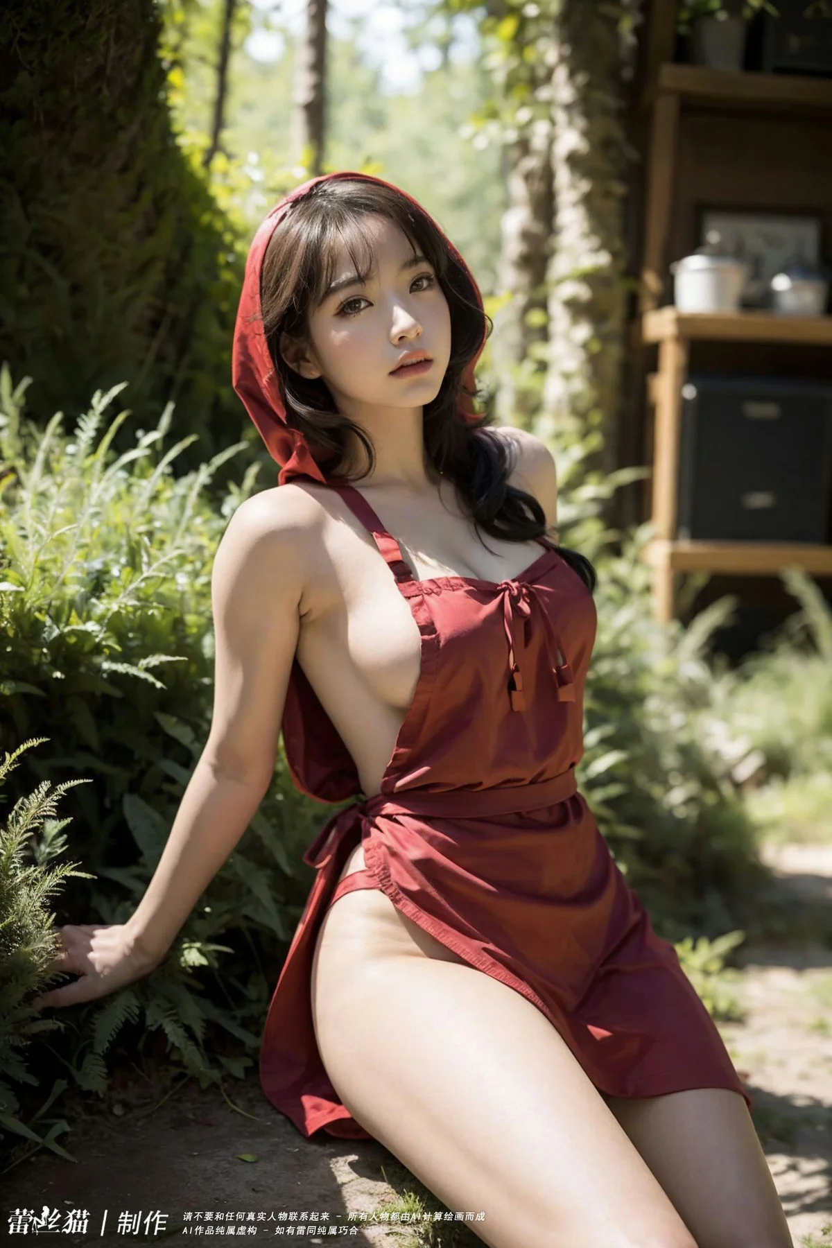 AIG  No.043 野外小红帽爆乳美女 - 6