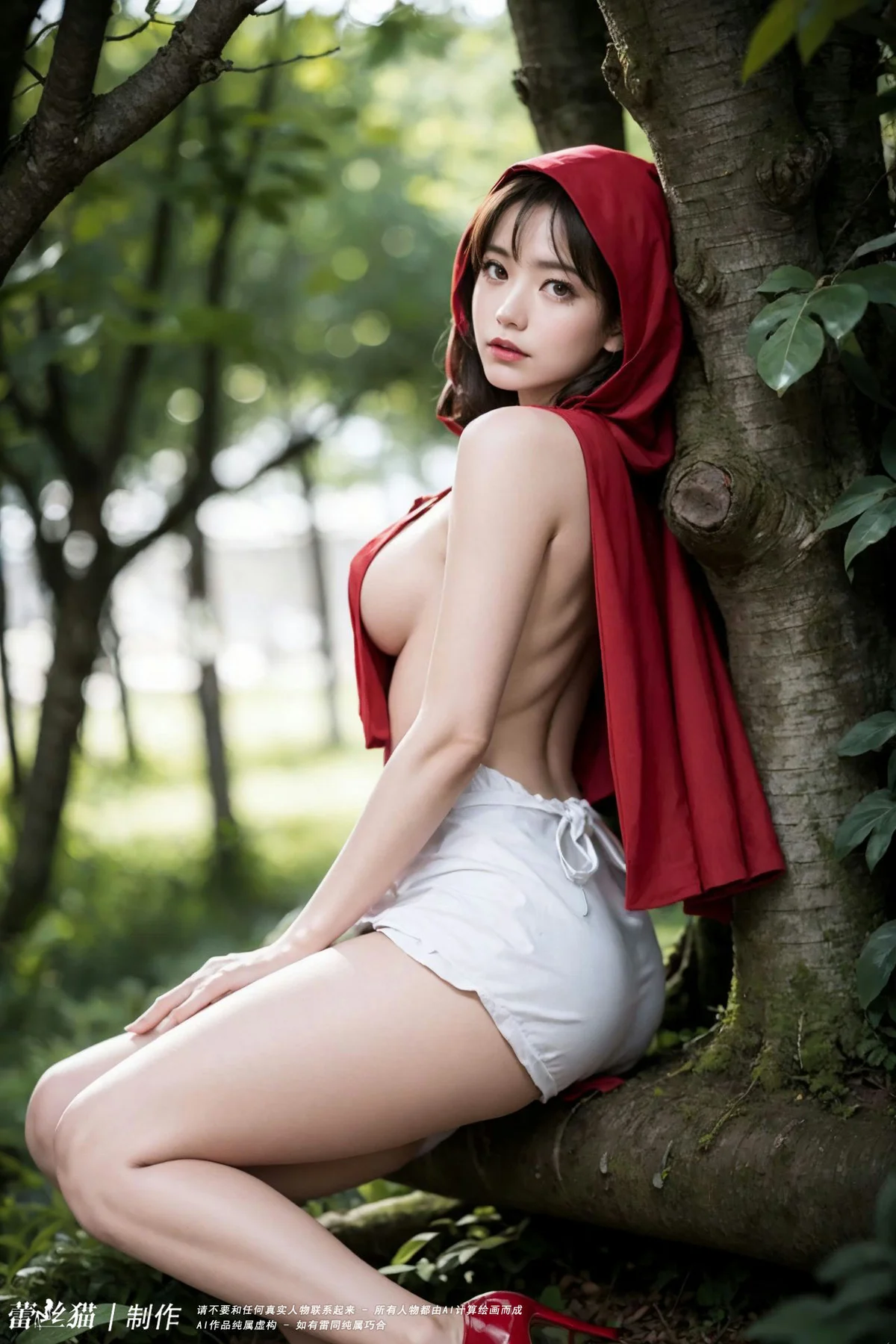 AIG  No.043 野外小红帽爆乳美女 - 9