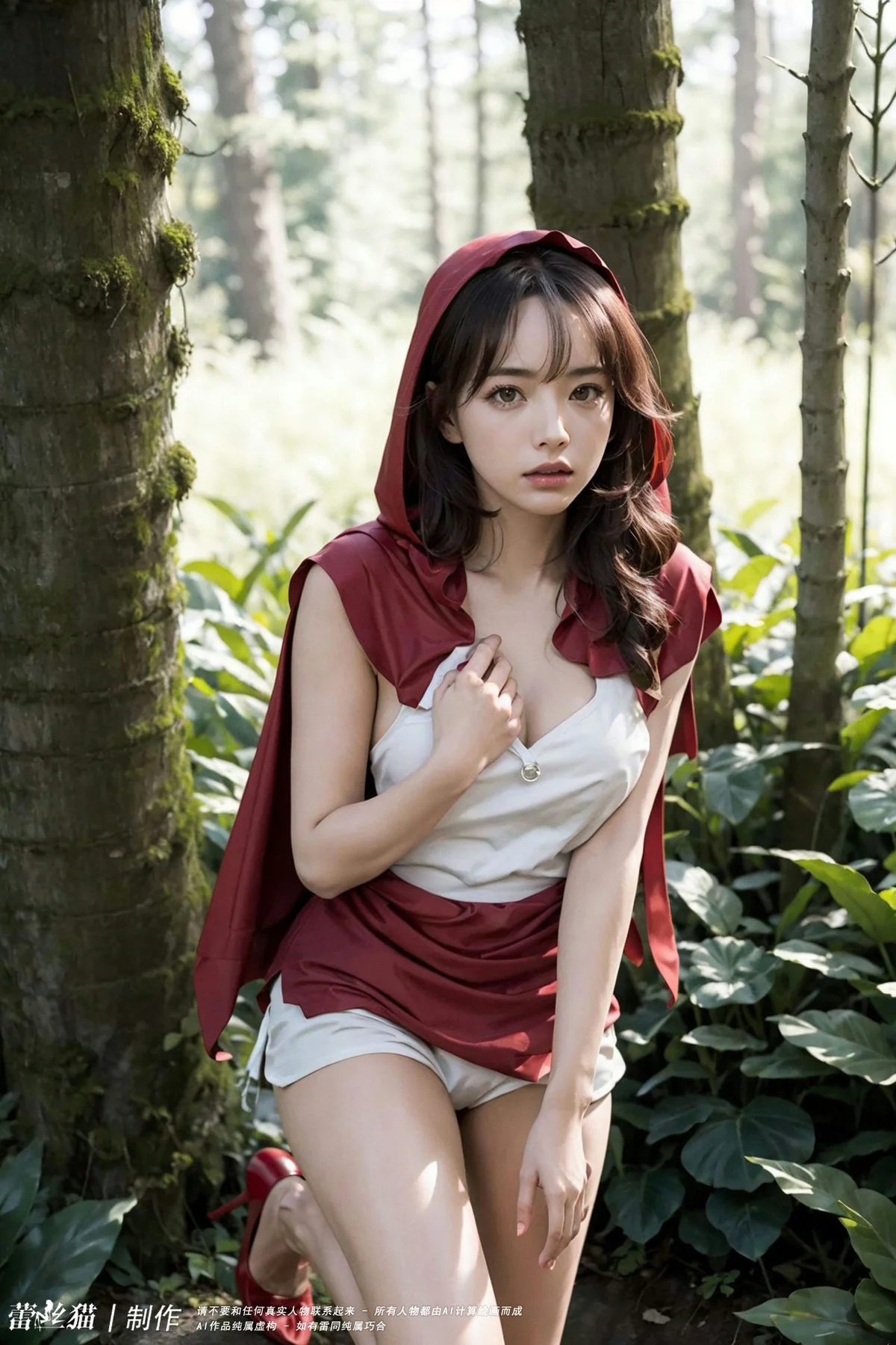 AIG  No.043 野外小红帽爆乳美女 - 2