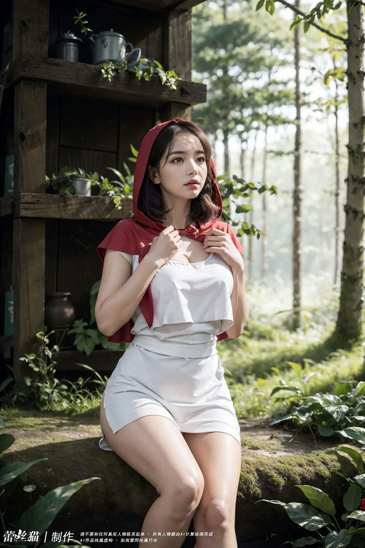 AIG  No.043 野外小红帽爆乳美女 - 3