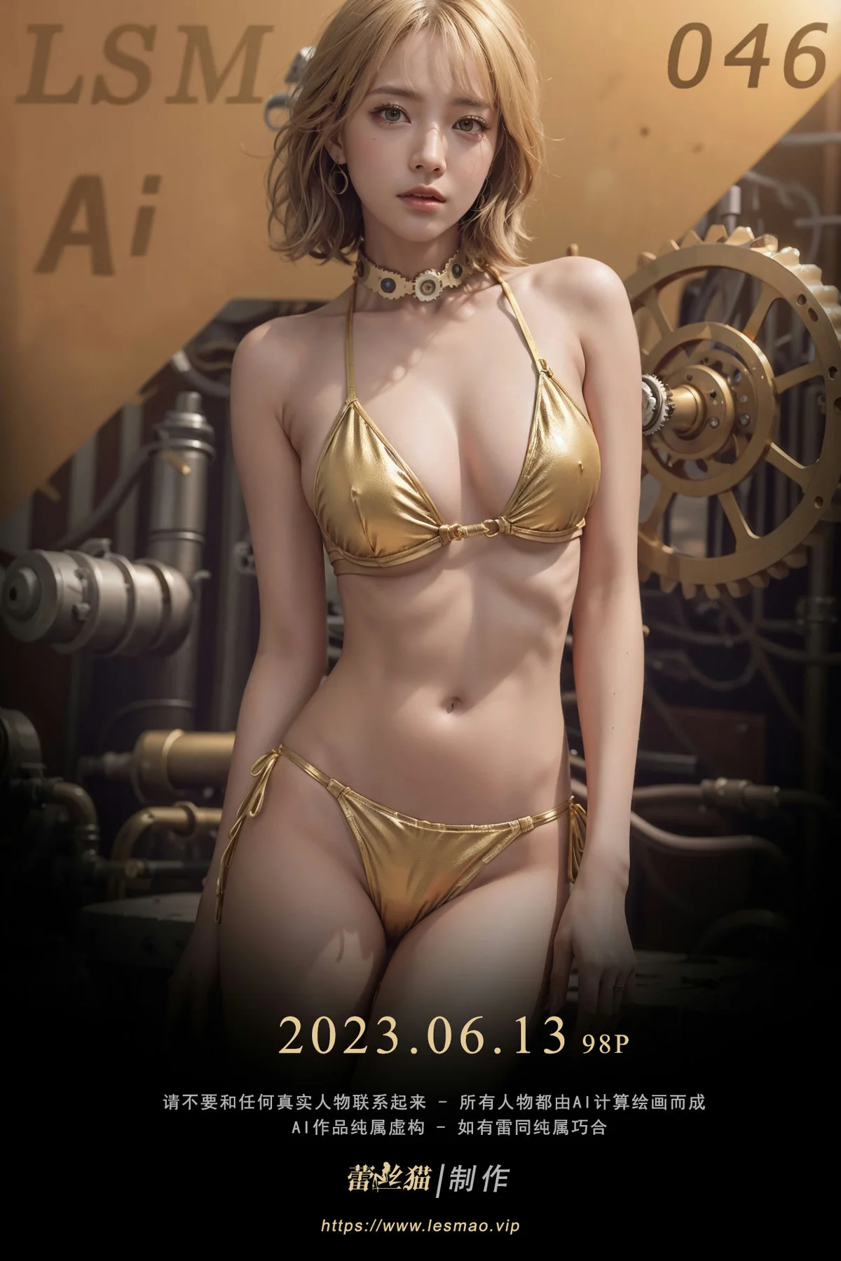 AIG  No.046 机械风格短发美女专题 - 1