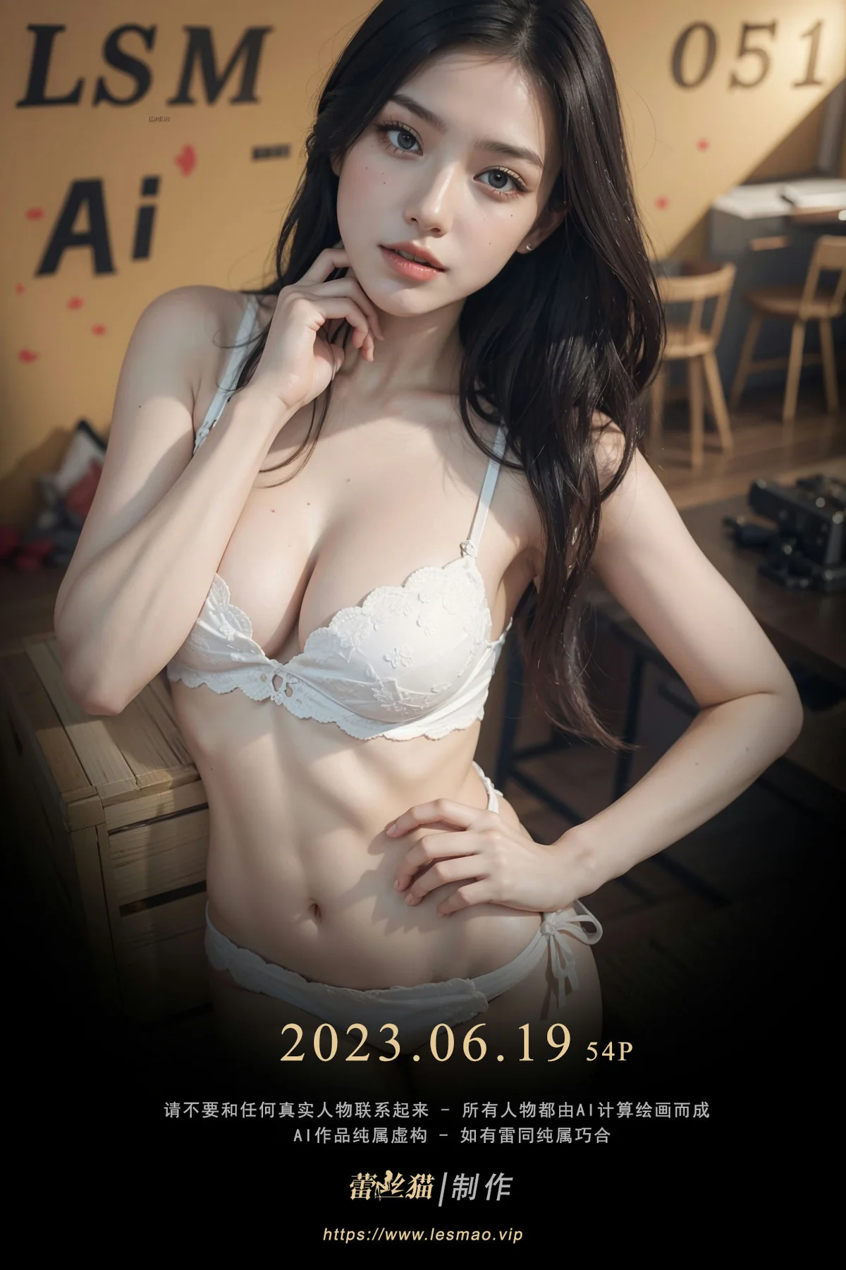 AIG  No.051 泳池比基尼性感美女 - 1