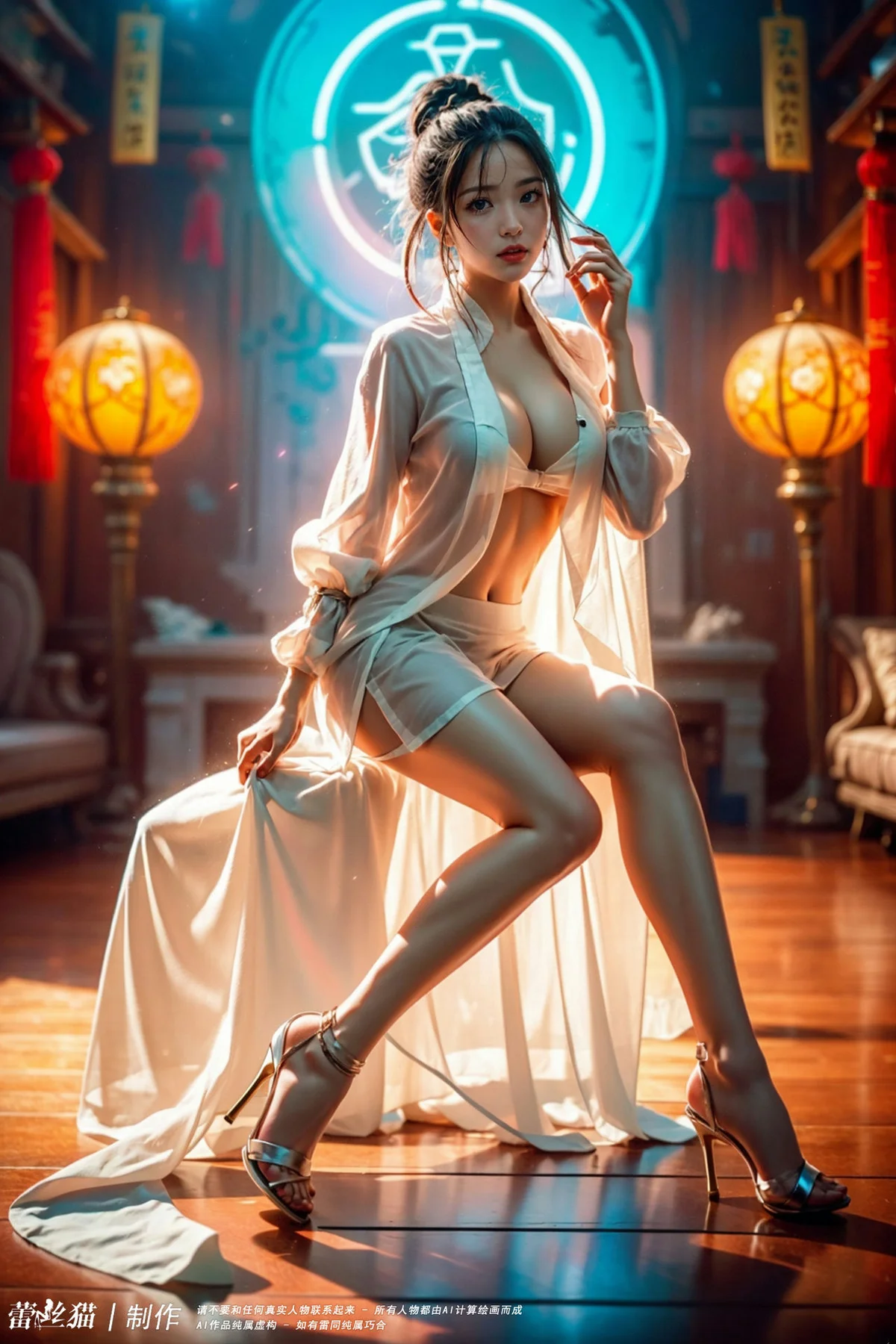 AIG  No.054 白衣性感爆乳法师 - 5