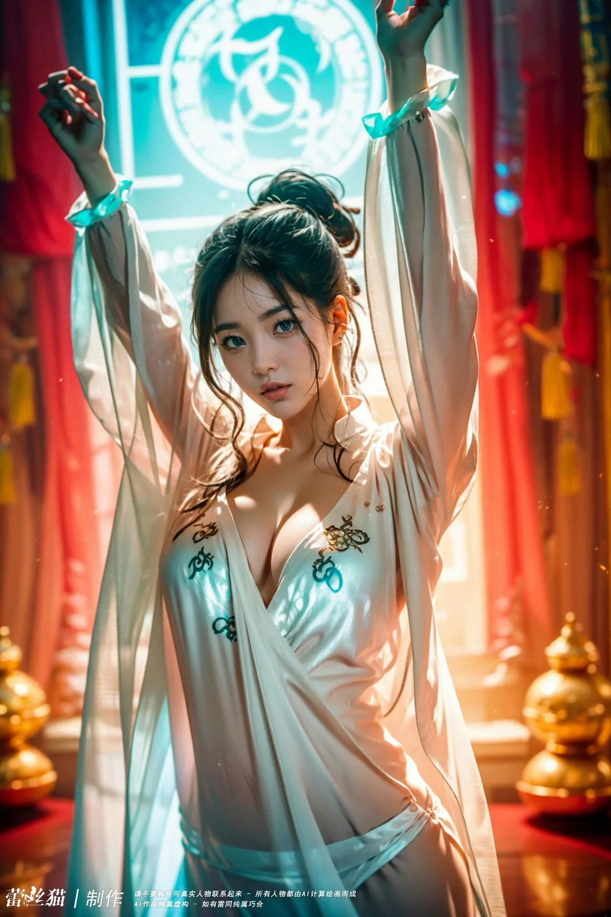 AIG  No.054 白衣性感爆乳法师 - 9