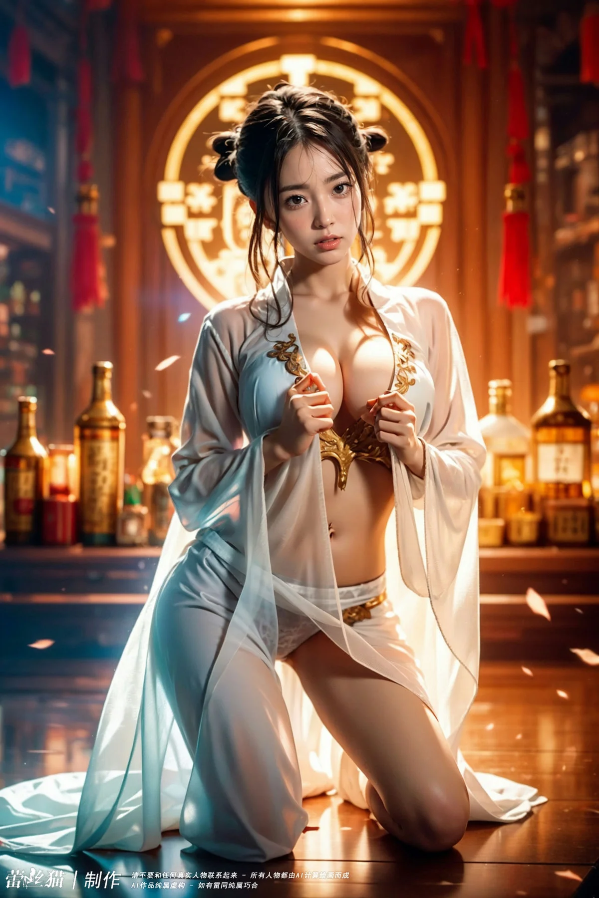 AIG  No.054 白衣性感爆乳法师 - 2