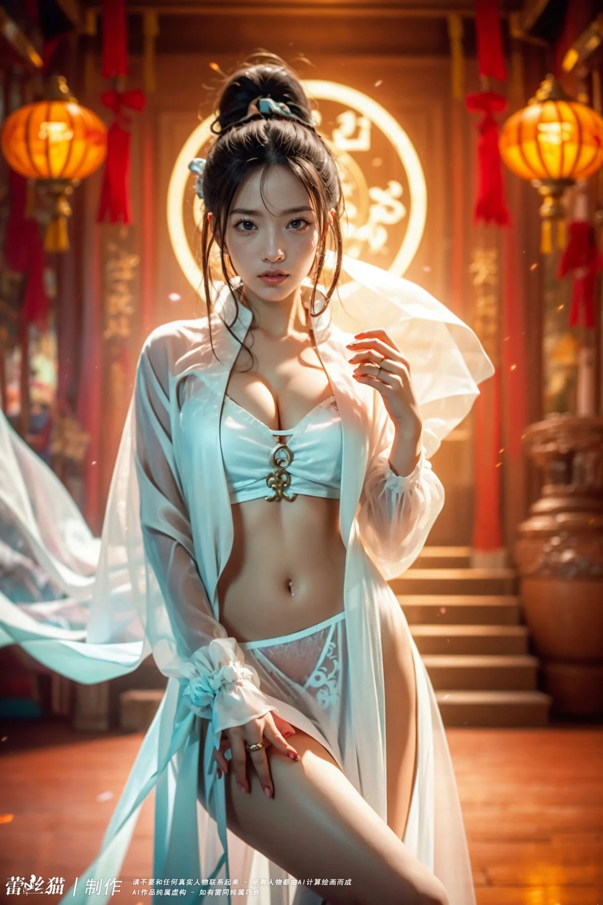 AIG  No.054 白衣性感爆乳法师 - 4