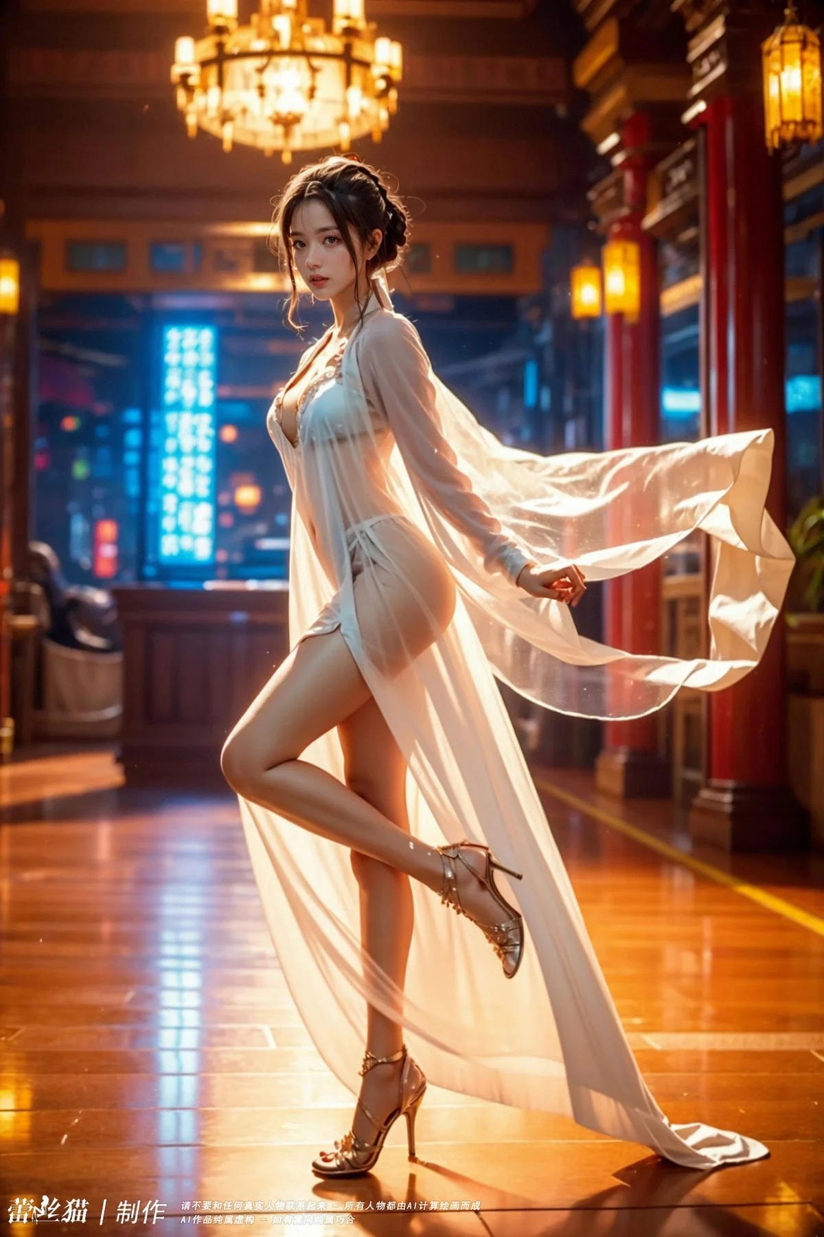 AIG  No.054 白衣性感爆乳法师 - 5