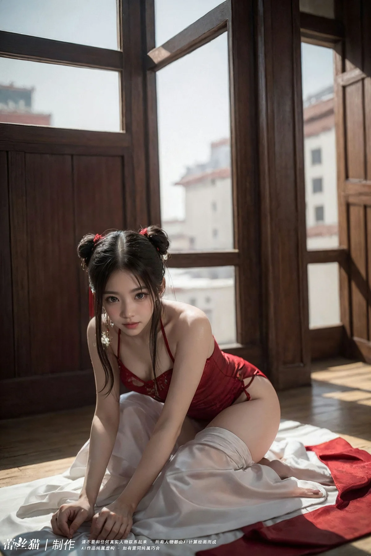 AIG  No.055 红色主题国风美女 - 5