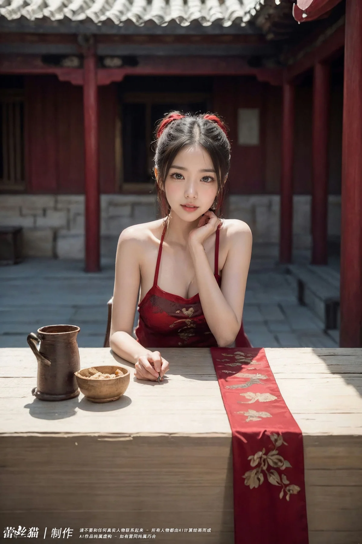 AIG  No.055 红色主题国风美女 - 6