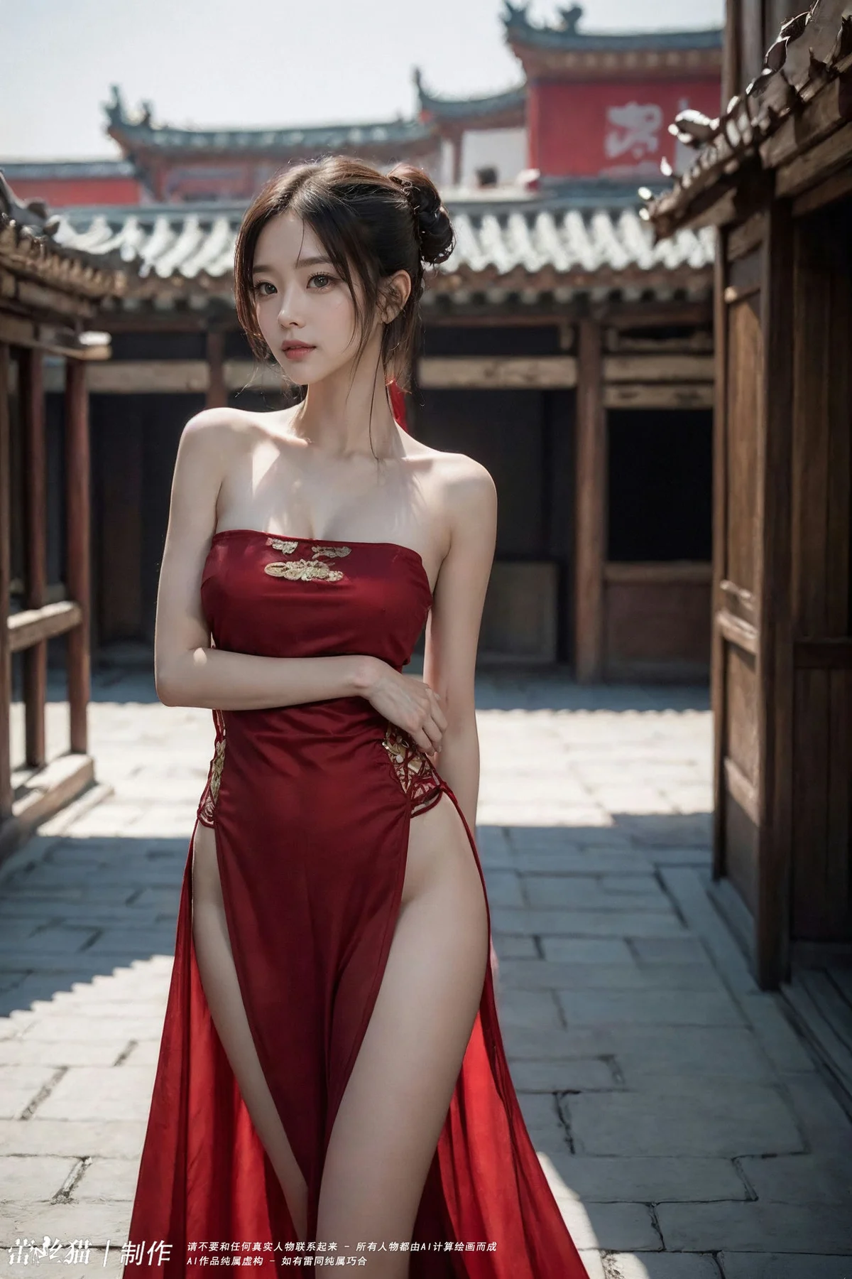 AIG  No.055 红色主题国风美女 - 9