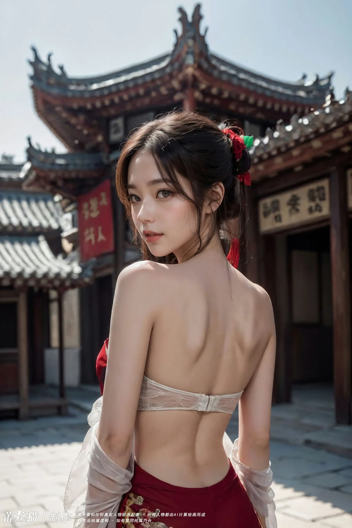 AIG  No.055 红色主题国风美女 - 2