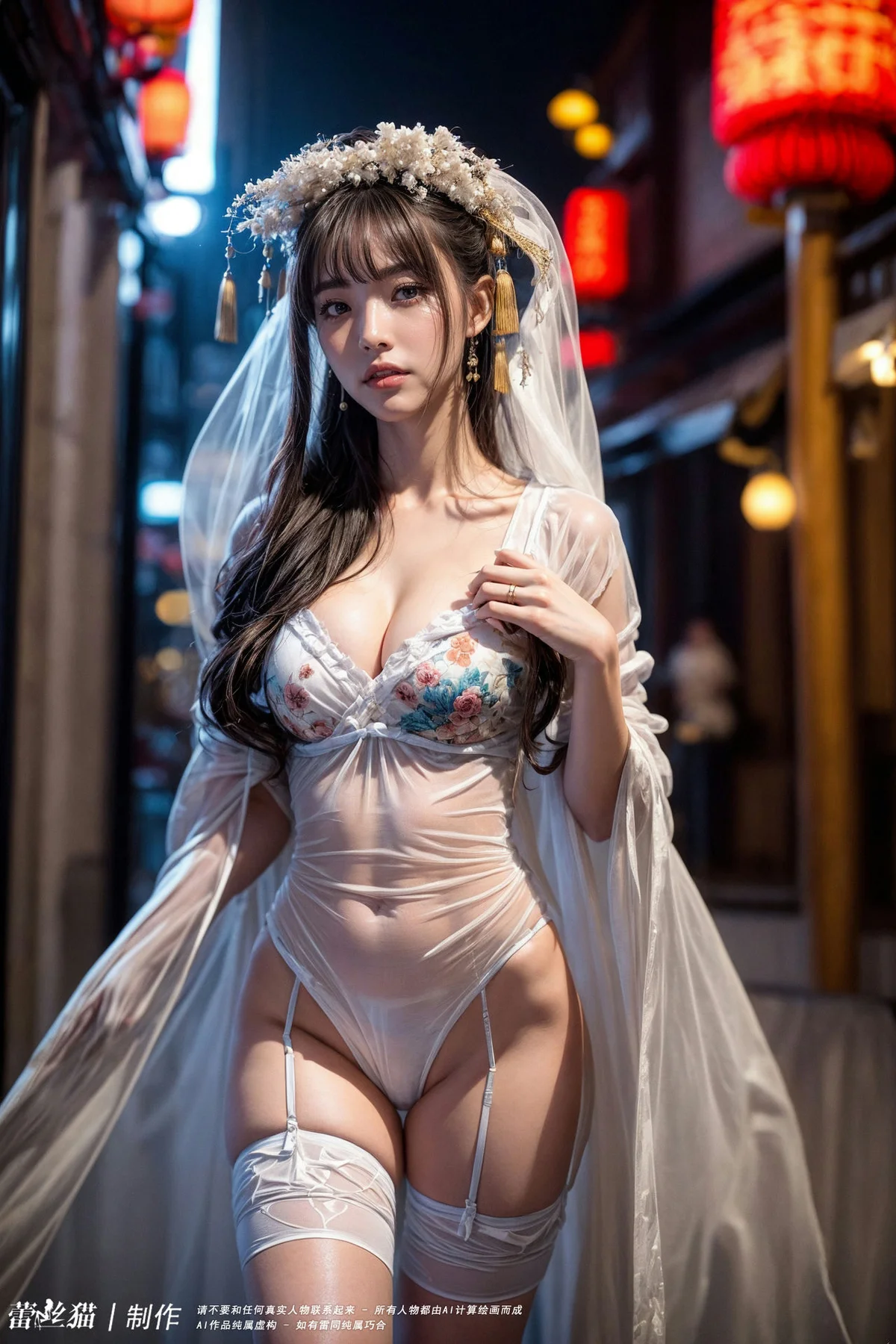 AIG  No.060 古典透视纱裙美女 - 4