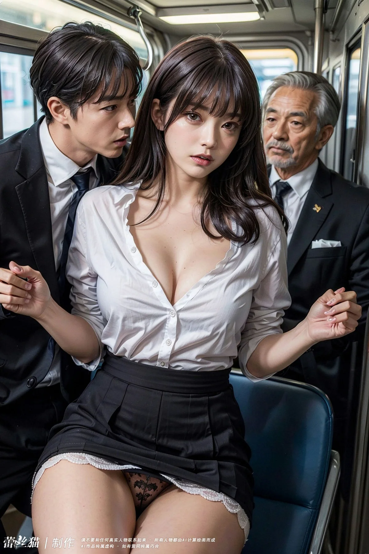 AIG  No.061 贪恋电车少女的大爷 - 2