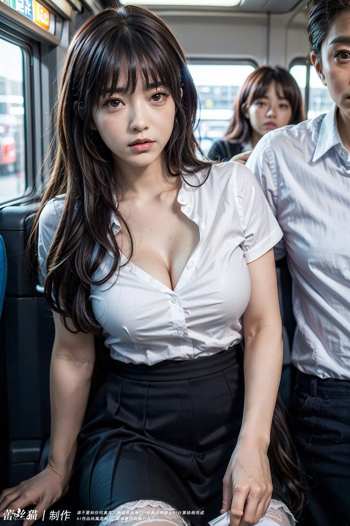 AIG  No.061 贪恋电车少女的大爷 - 3