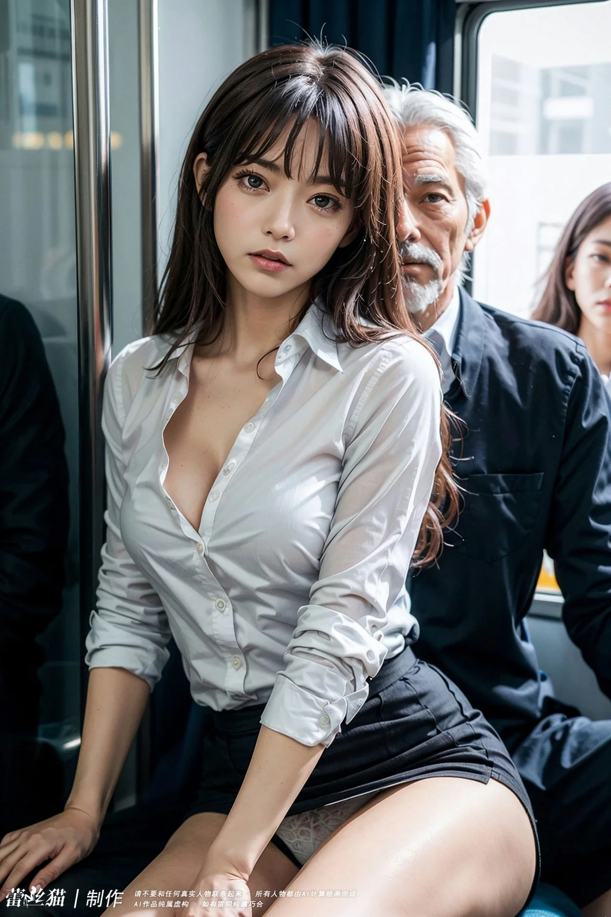 AIG  No.061 贪恋电车少女的大爷 - 2