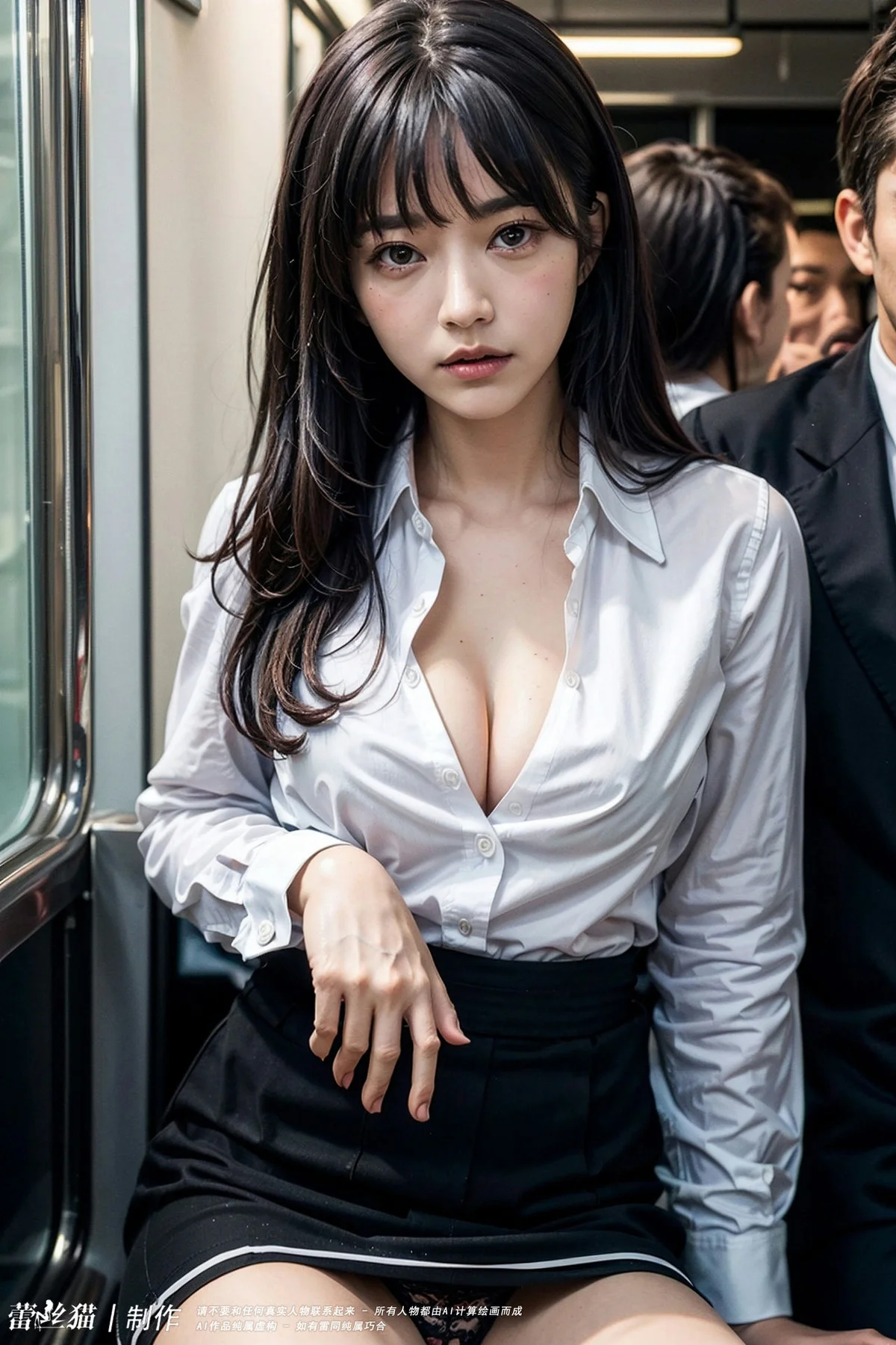 AIG  No.061 贪恋电车少女的大爷 - 3