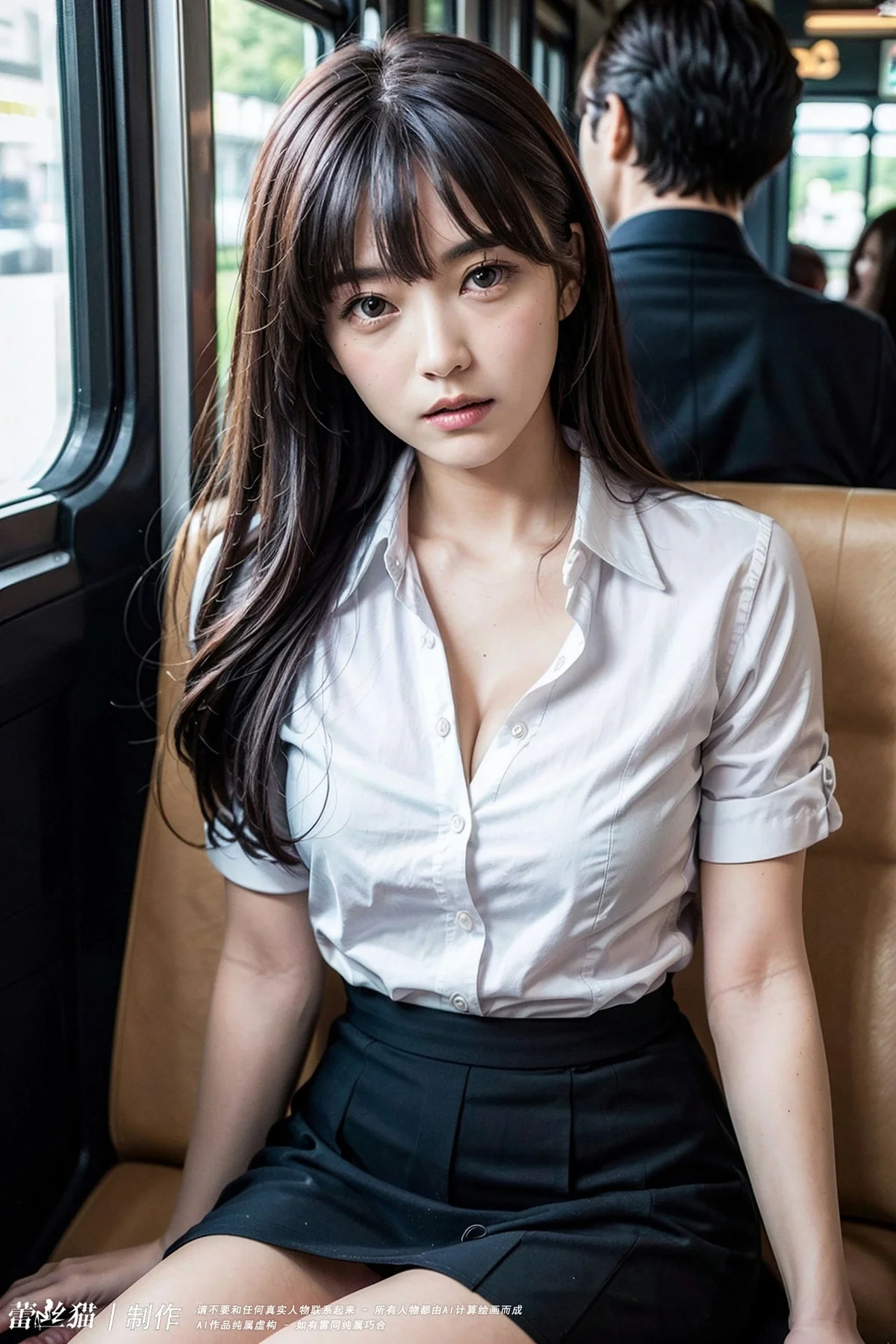 AIG  No.061 贪恋电车少女的大爷 - 9