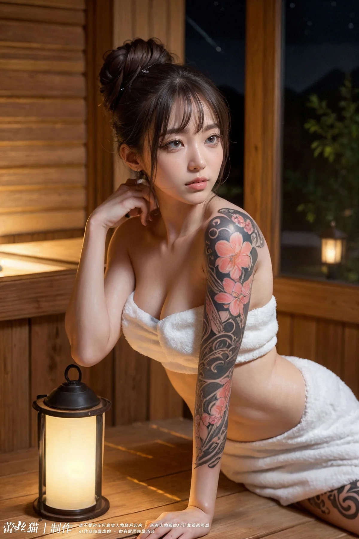 AIG  No.063 爱泡温泉的纹身辣妹 - 6