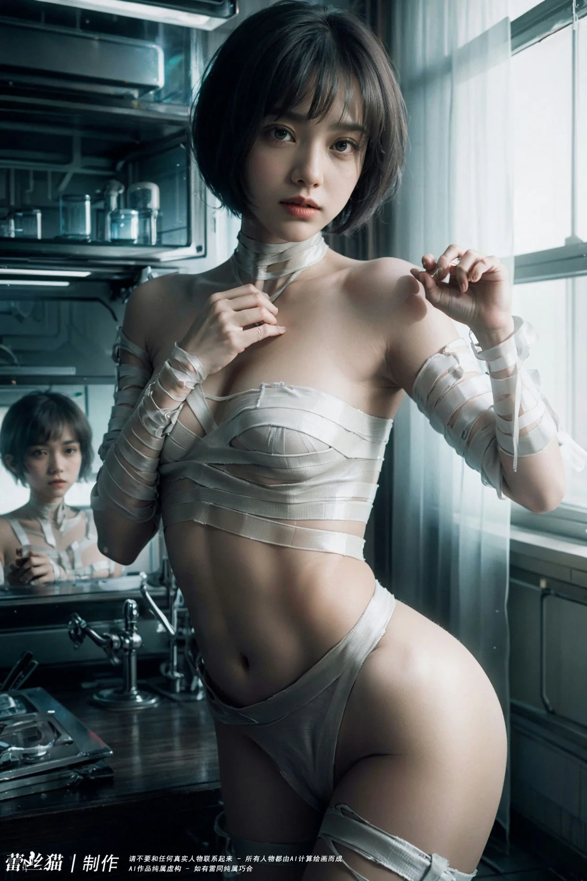 AIG  No.071 绑带少女酥胸爆乳 - 3