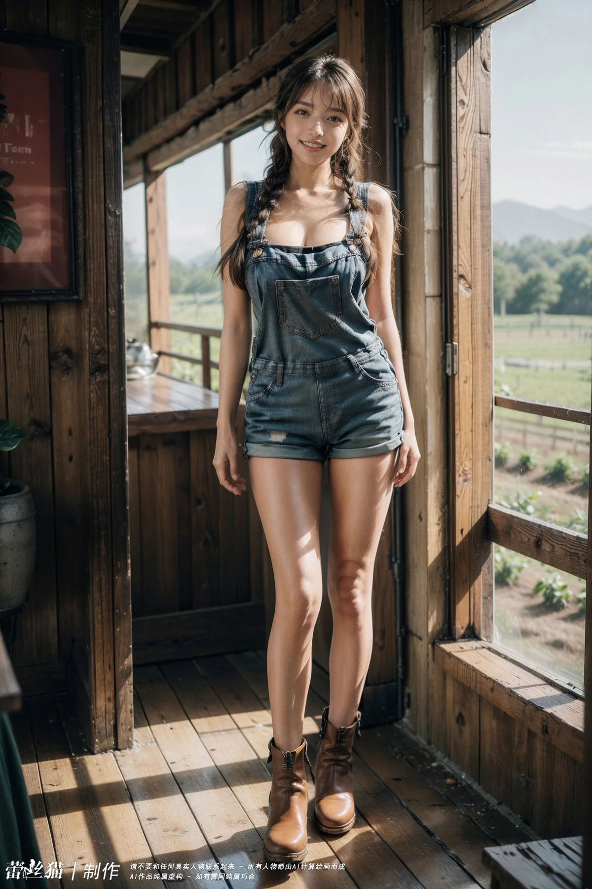 AIG  No.072 田园爆乳背带美女 - 7