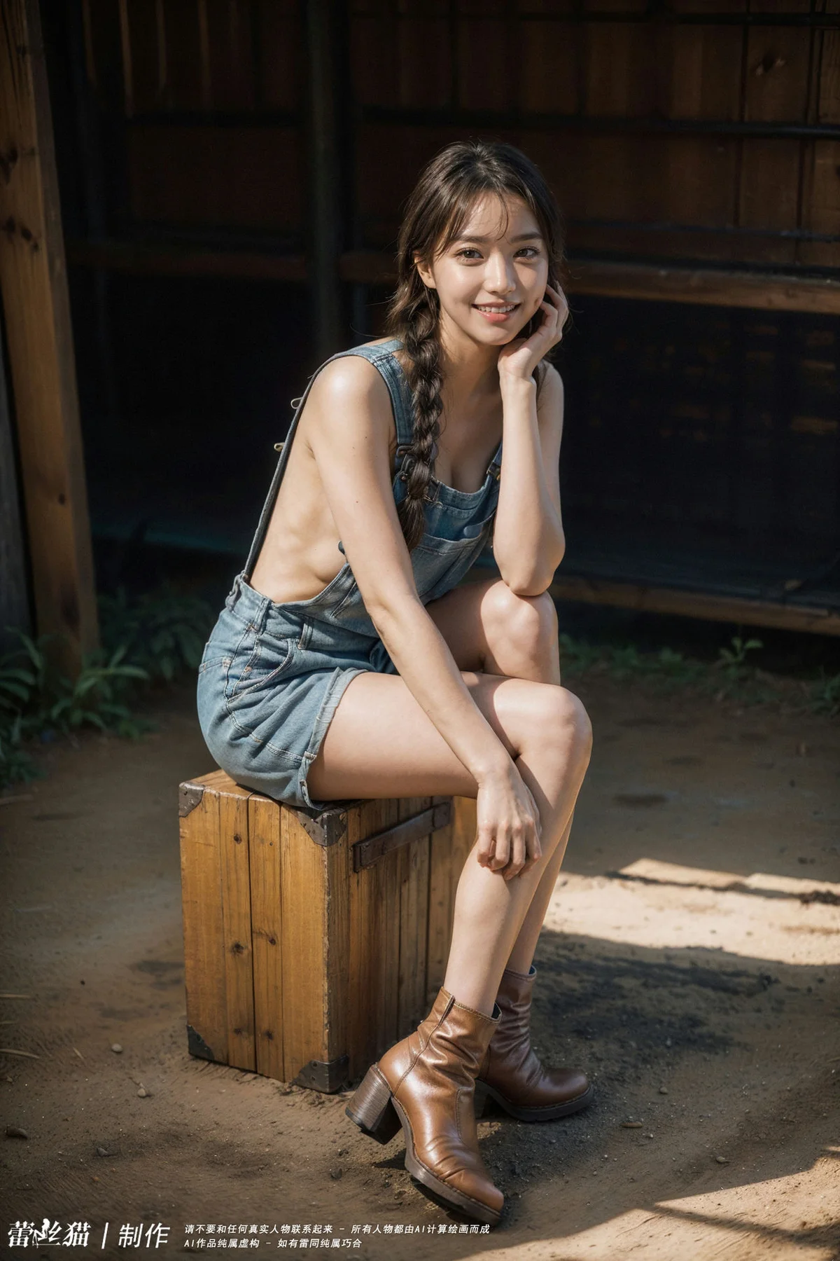 AIG  No.072 田园爆乳背带美女 - 8